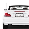Delerain Funny Honey Bee 2Pcs License Plate Frame, Aluminum Metal