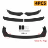 For Ford Fusion SE Front Bumper Lip Spoiler+Side Skirt+Rear Lip+Strut+Rods