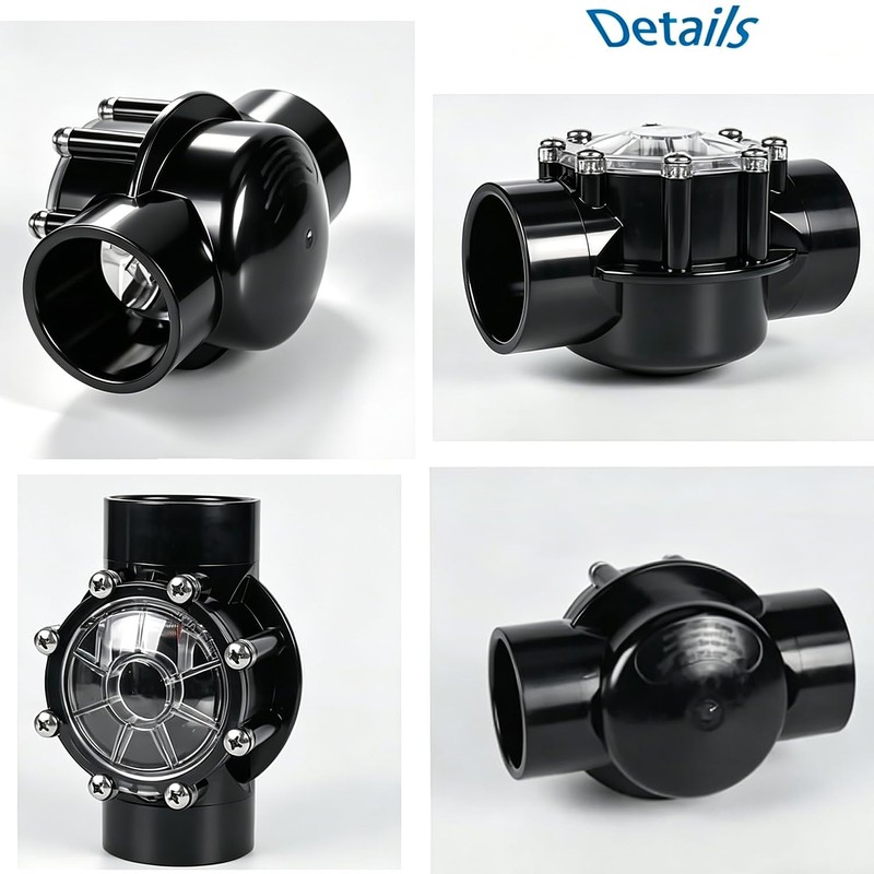 7305 Pool Check Valve 2 Inch to 2-1/2-Inch 180-Degree 2-Way