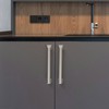 Alzassbg 6 Pack Brushed Satin Nickel Cabinet Pulls, 6-1/4 Inch(160mm)