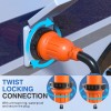 Nilight RV Locking Adapter Cord 30 Amp to 30 Amp
