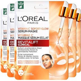 L'Oréal Paris Revitalift Clinical Mask Serum Eclat Vitamin C, Set of 5 Masks