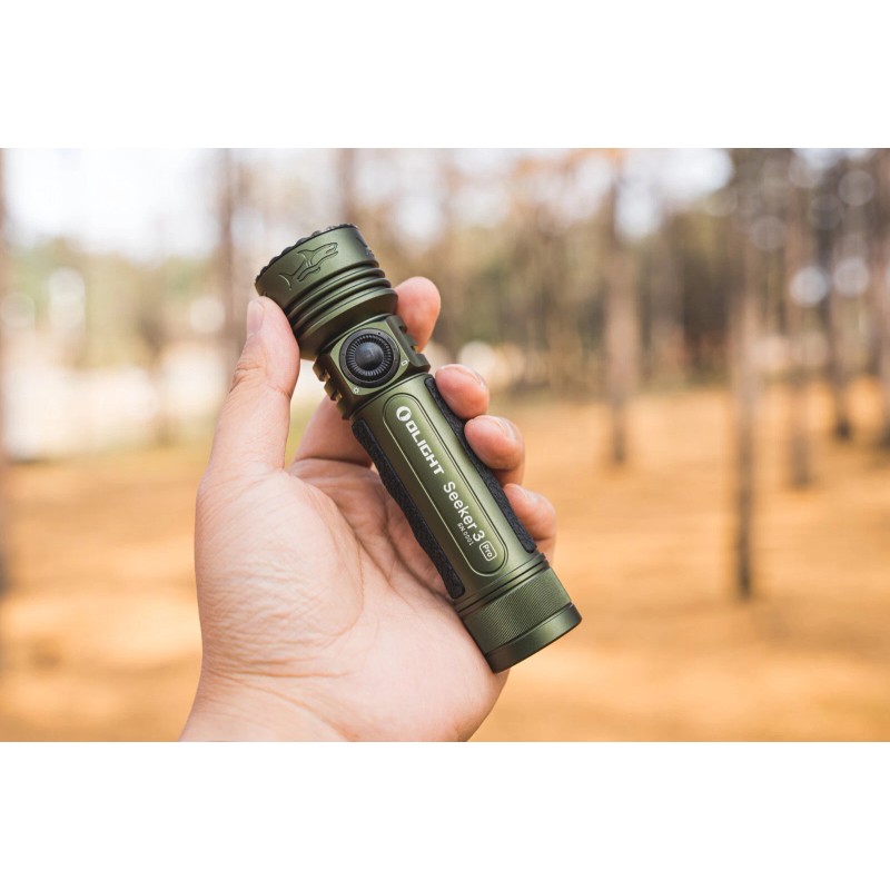 Olight Seeker 3 Pro OD Green Rechargeable Waterproof Flashlight, 4200