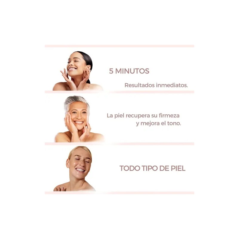 Wondery Dispositivo Rejuvenecedor Facial con Microcorriente + Gel Conductor 60