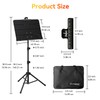 K KASONIC - Dual-Use Folding Sheet Music Stand & Desktop