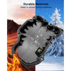 Oil Pan with Gasket Fit for Nissan Rogue 1.5L Engine 2023 2024 Replace 11110-6RC1B, 111106RC1B, 11110 6RC1B