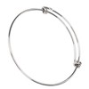 10Pcs Stainless Steel Bangle 1.6mm Adjustable Expandable Coil Bracelet DIY