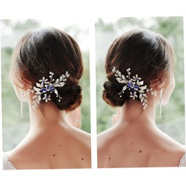 LALAFINA Unique Bridal Hair Comb Pearl and Rhinestone Headdress Perfect for Wedding Engagement Anniversary