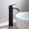 Grifería Banna Negra Monomando Lavabo De Mesada Con Mangueras Incluidas