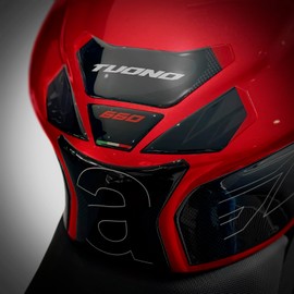 Az Graphishop 3D Resin Tank Pad Compatible with Aprilia Tuono 660 2021-2025 GP-3038 (Torque Red)