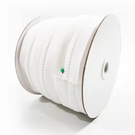 15 Metres/Roll Full Zip + 10 Metal Sliders 5# Zip for Sewing Clothes, Sewing Zip, Sold by the Metre (15m, 101)