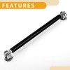 Partuto 2pcs 15cm/5.91in Car Splitter Support Rods Adjustable Front Rear