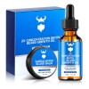 Aceite Y Bálsamo Para Barba - Kit Crecimiento 2x Con