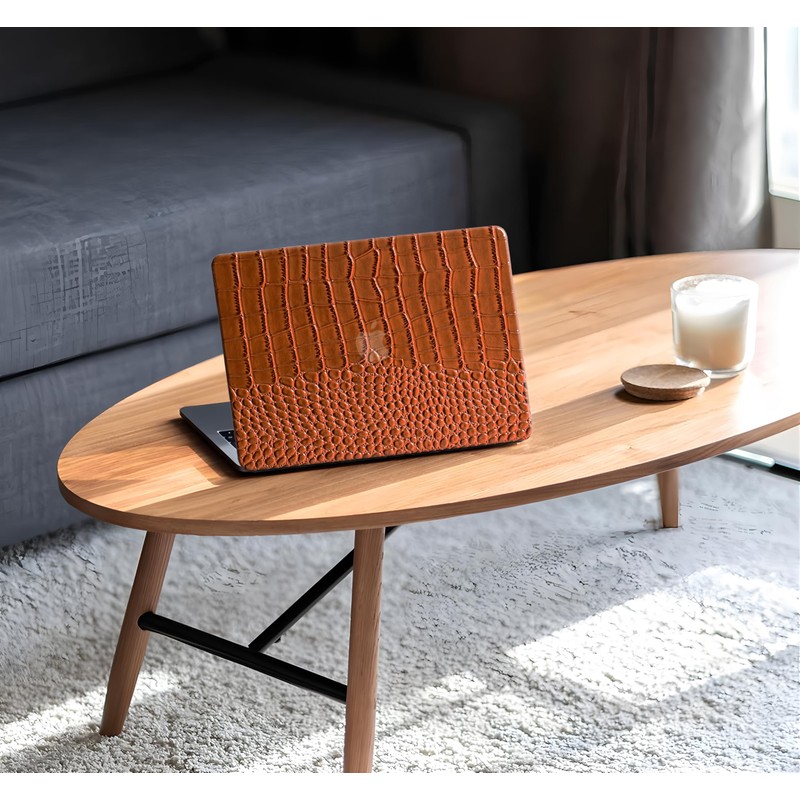 KEROM Crocodile Case for MacBook Pro 14 Inch 2024-2021 M4