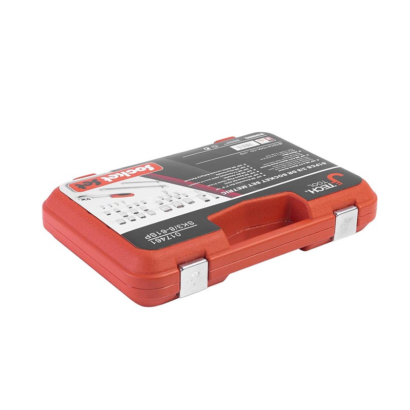 Jetech 61PCS 3/8-Inch Drive Socket Set, Includes Standard & Deep