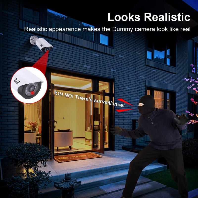 BNT Dummy Fake Camera, Surveillance Security CCTV Dome Camera, with