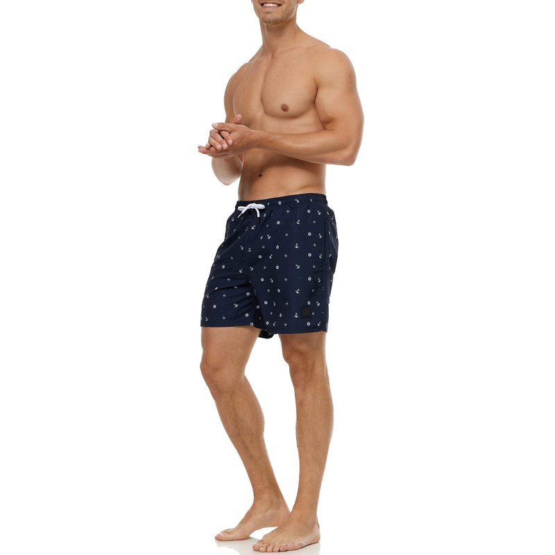 Indicode Men's Maya Swimming Trunks with 3 Pockets and Drawstring,