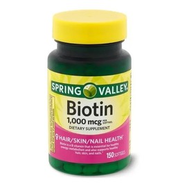 Biotina Premium Piel Cabello Uñas 1,000mcg 150 Caps Eg B28