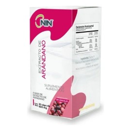 Extracto De Arandano 30 Capsulas 600mg Nin