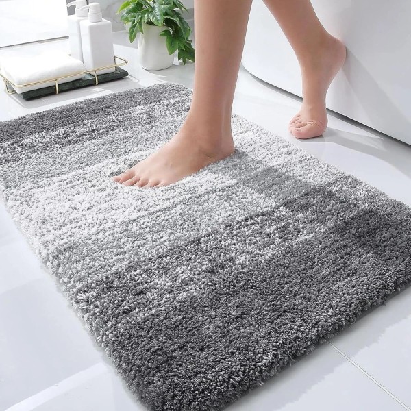 Unbranded 30x20 Microfiber Bath Rug, Soft, Absorbent, Quick Dry, Rubber
