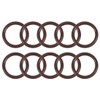 sourcing map Pack of 10 Fluororubber O-Rings 20 mm OD