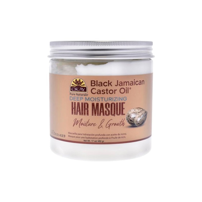 Black Jamaican Castor Oil Hair Masque by Okay for Unisex