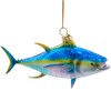 Nobel Gems Glass Ornaments - Yellowfin Tuna Nutcracker Ornament