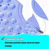 VSUSN Non-Slip Shower Mat, 55 cm Round Non-Slip Mat Shower