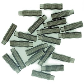 M4 (4mm x 8mm) Hex Socket Grub Screw (Dog Point) - Stainless Steel (A2) (Pack of 20)