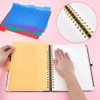 WADORN Hardcover Spiral Notebook Journal with Removable Dividers Tabs, 300Pages