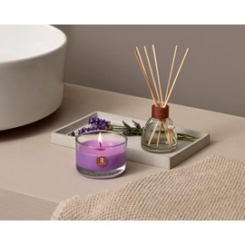 BOLSIUS Moods & True SCENTS Duftkerze, Wax, Lila, 9.5 cm