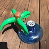 Inflatable Drink Holder 3 Pack Palm Tree Drink Pool Floats