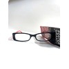 Foster Grant reading glasses Alma black red rectangular +2.50