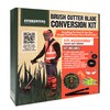 FORESTER Brush Cutter Trimmer Conversion Kit with Cut-9, Includes Safety