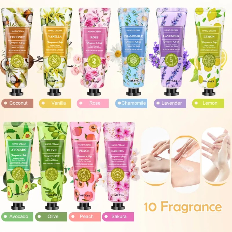 10pcs Cajas Para Regalo Crema Para Manos Mayoreo Hidratante