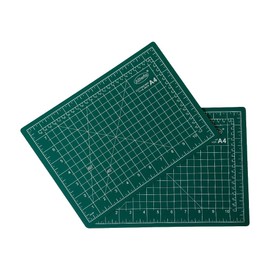 Thickened Self Healing Cutting Mat, A4 Rotary Cutting Sewing Mat for Crafts, Double Sided 5-Ply Table Cutting Board for Fabric Quilting Leather Hobby Project（11.8"x8.7"）