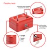 Burg-Wachter CB01R Money 5015 6" Cash Box - Red