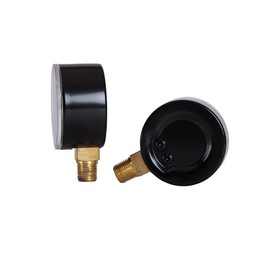 JIVTO Dry Pressure Gauge, 1-1/2" Dia,0-100 Psi,0-7 Bar, 1/8" BSPT Lower Mount,PC Window