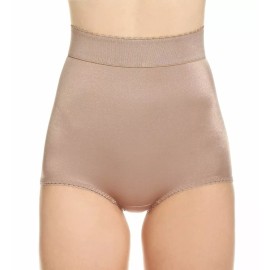 Rago  Rago Shapewear Light Shaping Hi-Waist Mocha Panty Brief Size 30/Large