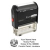 ExcelMark Self Inking Notary Stamp - Louisiana
