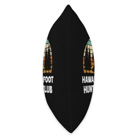Hawaii Bigfoot Bigfoot hunting club Hawaii Bigfoot Hunting Club Sasquatch Fan Throw Pillow, 18x18, Multicolor