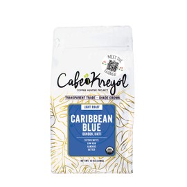 Best Organic Haitian Coffee "Caribbean Blue" A Direct Trade Smooth Light Roasted Coffee