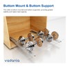 VADANIA 24" Undermount Drawer Slide, Soft Close, Bottom Mounted &