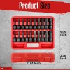 MIXPOWER 1/2 Drive Master Impact Hex Bit Set 20 Piece