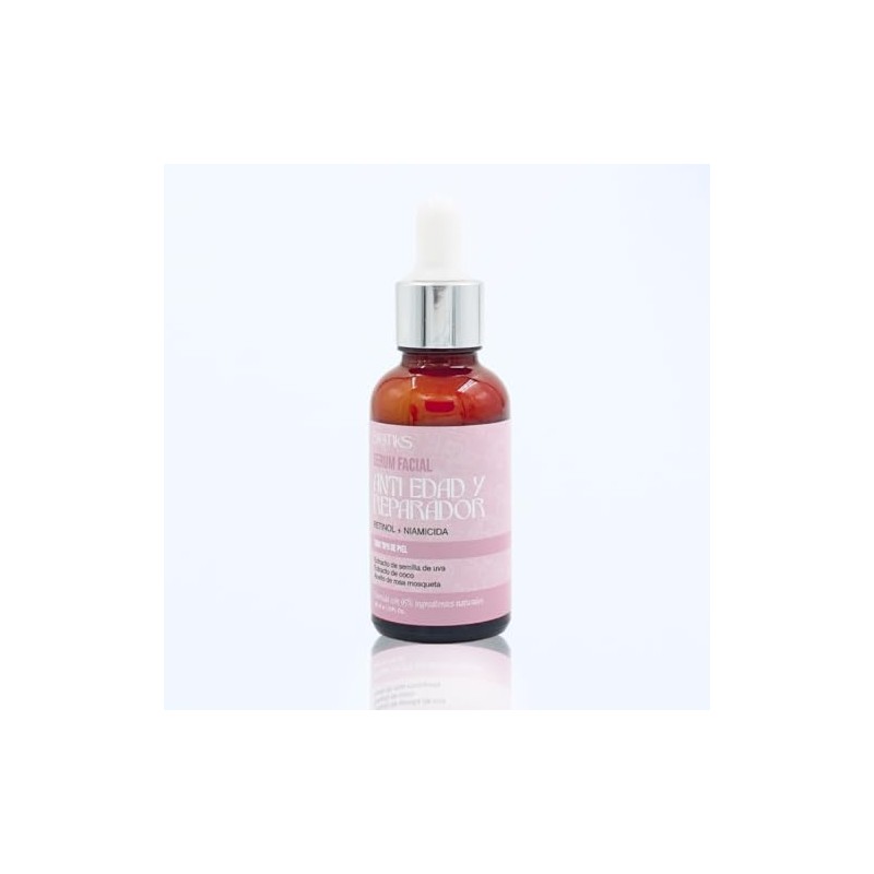 Sérum facial antiedad y reparador con retinol y niacinamida, 59