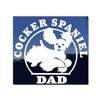 Cocker Spaniel Dad | NickerStickers® Jumping Cocker Spaniel Gun Dog
