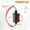 JAMHER DC 12V-24V Waterproof Inline Switch IP65 DPST Dual Side