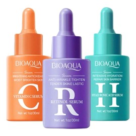 Kit De 3 Sueros Serum Hidratante Retinol Ácido Hialurónico