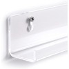 HIIMIEI Acrylic Vinyl Record Wall Mount Shelf, Holder for LP