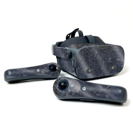 MightySkins Glossy Glitter Skin Compatible with Pico Neo 2 Eye - Dark Shimmer Marble | Protective, Durable High-Gloss Glitter Finish | Easy to Apply and Change Styles | Made in The USA